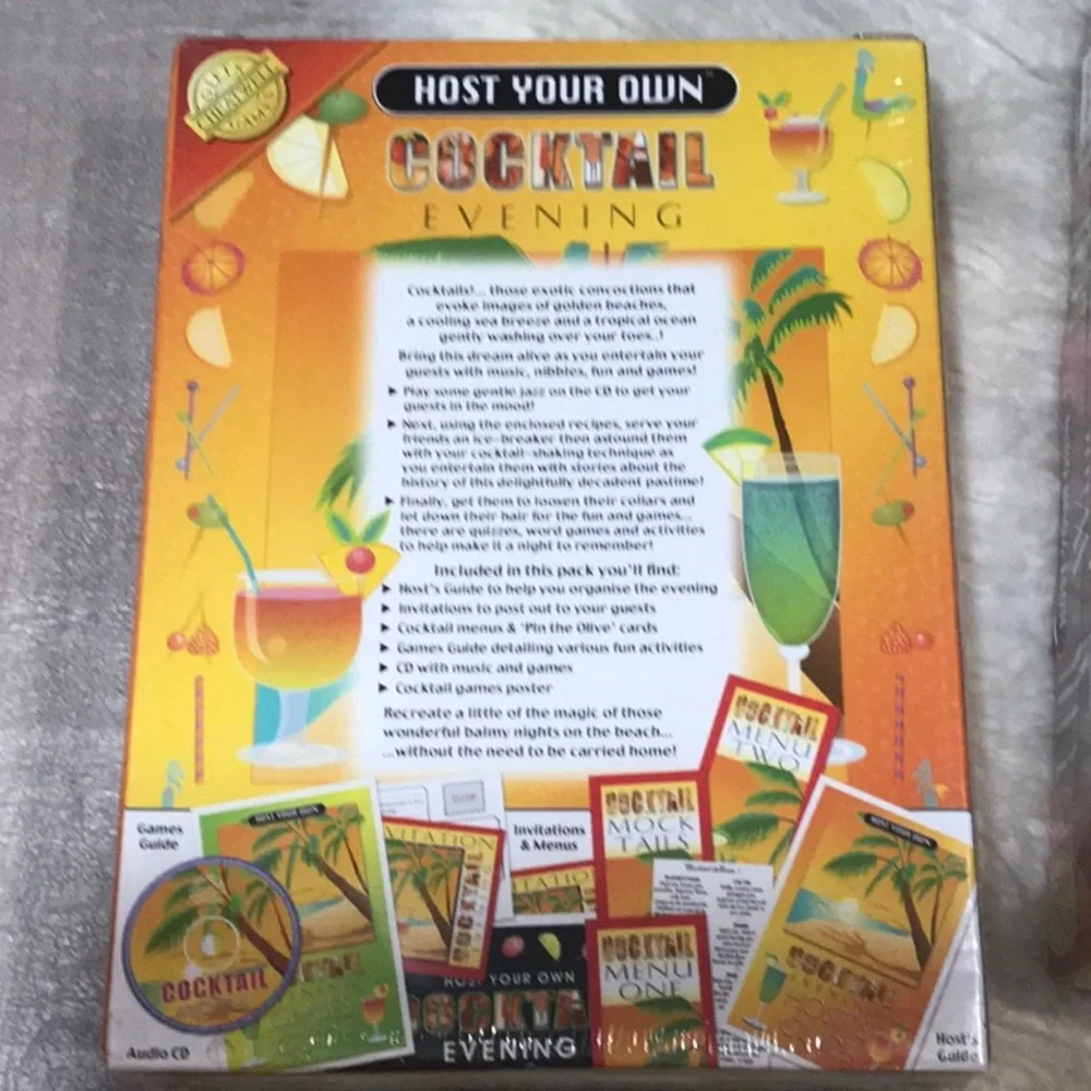 New factory sealed 4 games HOST YOUR OWN PARTIES Themes Murder Mystery